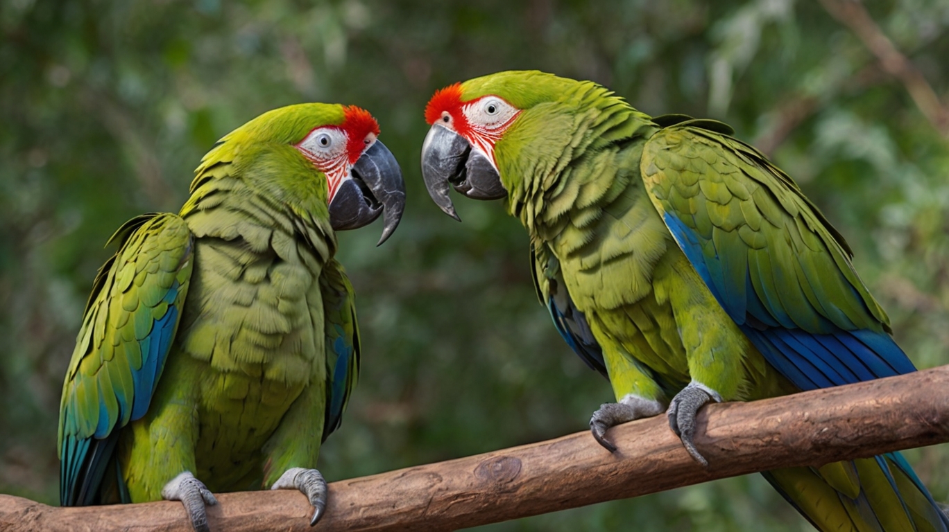 Harlequin Macaws
