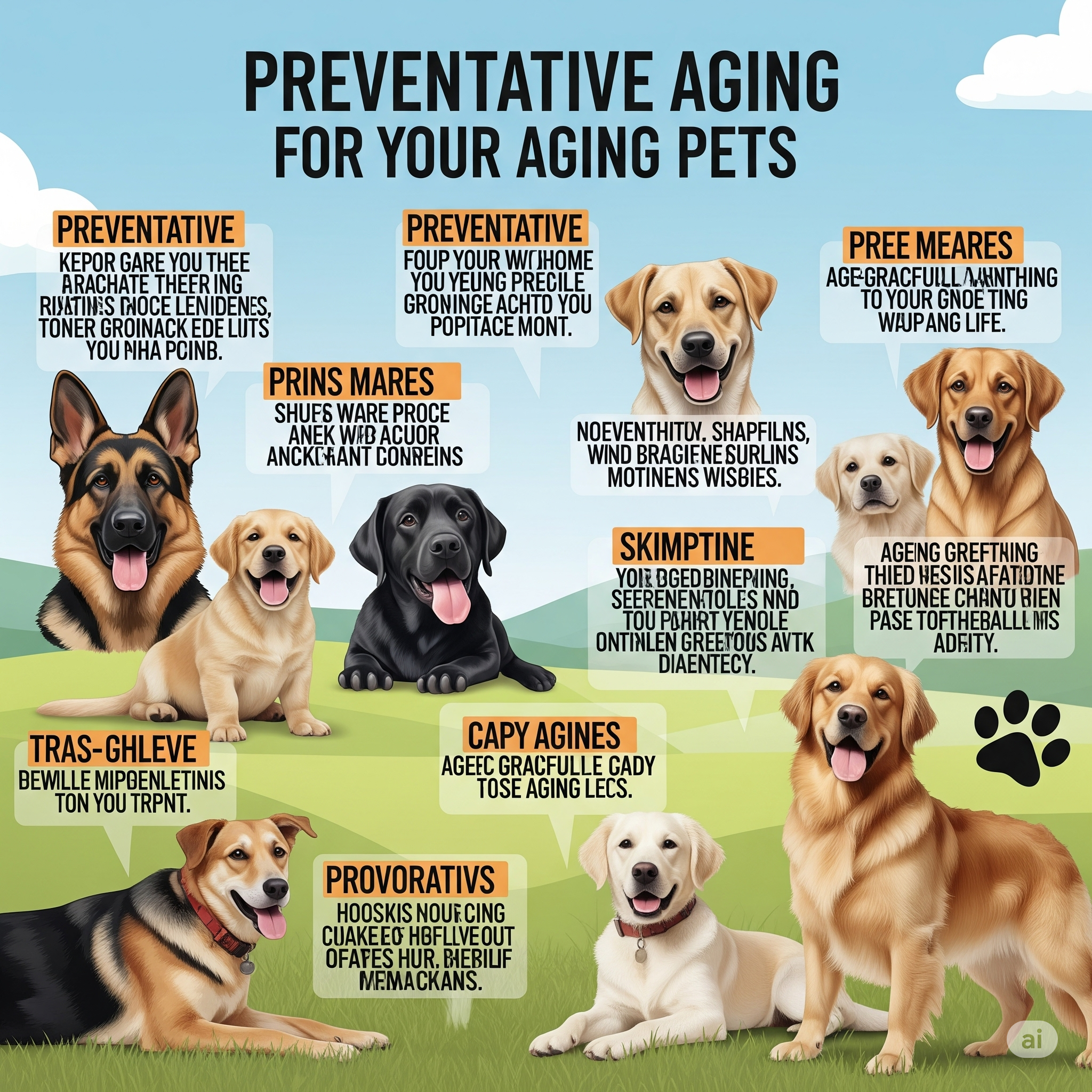 Preventative Aging for Your Aging Pets