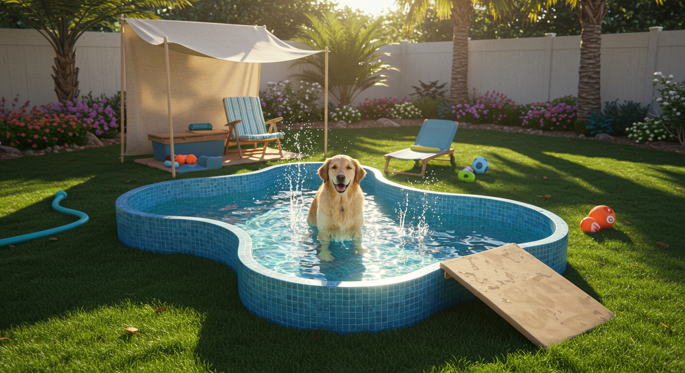 the Perfect Dog Swimming Pool